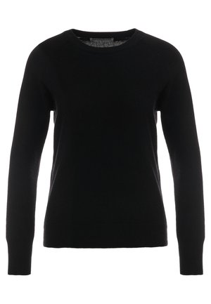 pure cashmere CLASSIC CREW NECK  - Pulóver - black