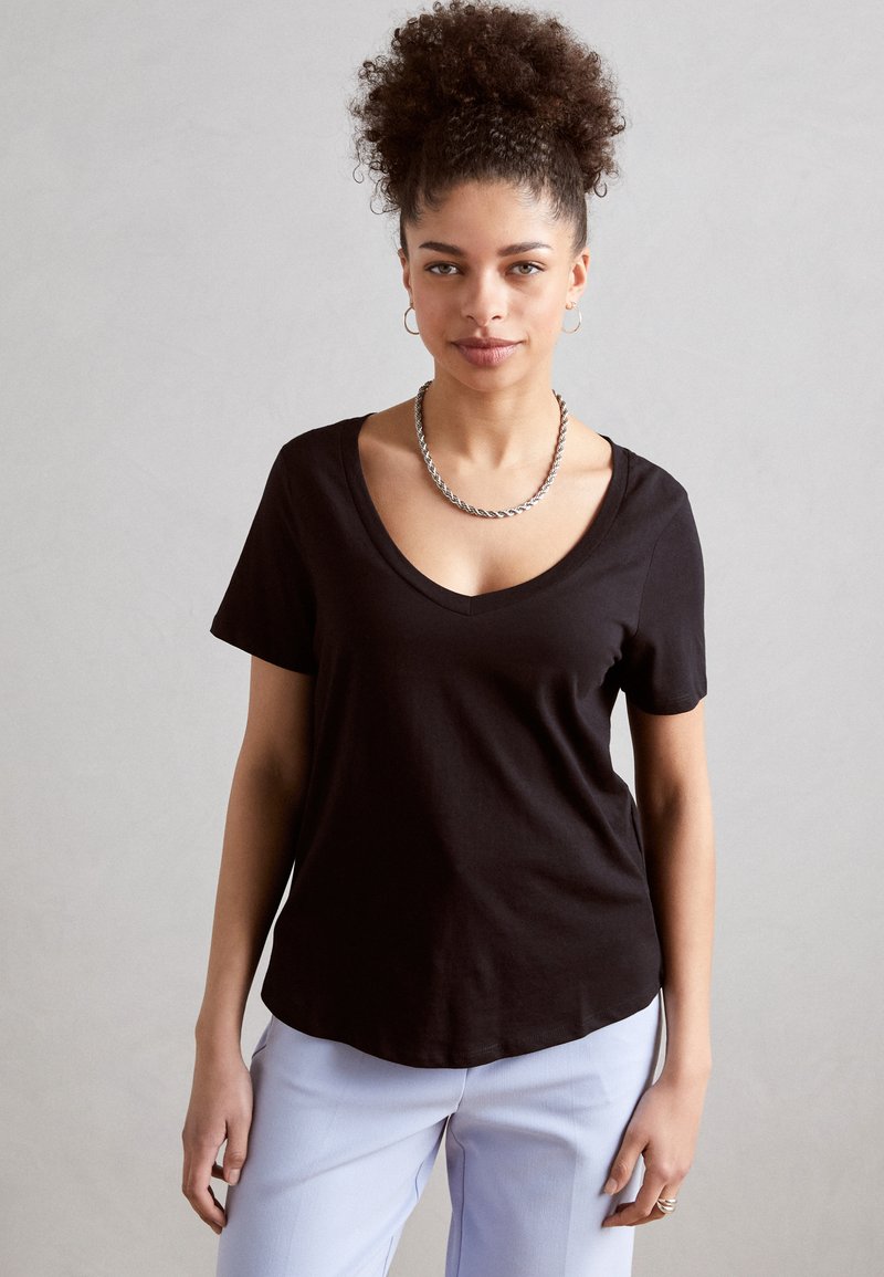 Anna Field - T-shirts basic - black, Forstør