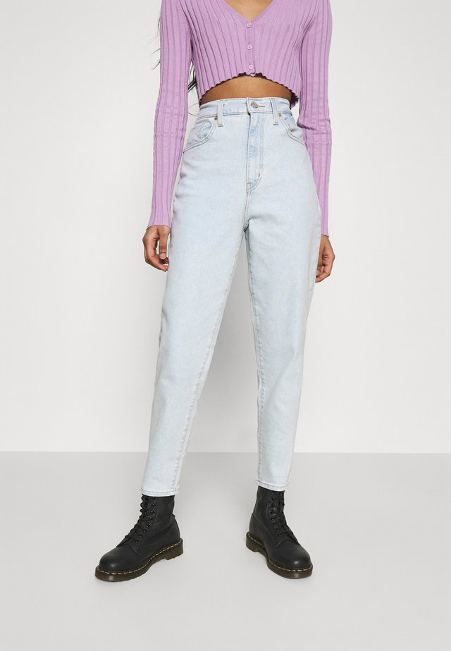 HIGH WAISTED - Jeans Tapered Fit - what the flip