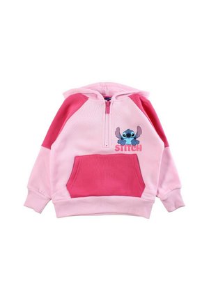 DISNEY  IMPRIMÉ LILO ET STITCH - Sweat à capuche - rose