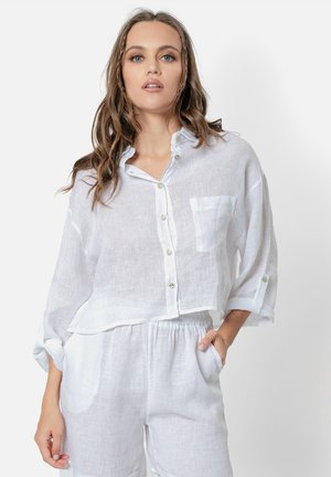 ACANFORA, CAMICIA CORTA - Camicia - bianco