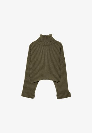 Stradivarius Pulover - khaki