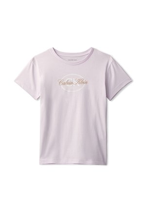LOGO - T-shirt print - island lilac