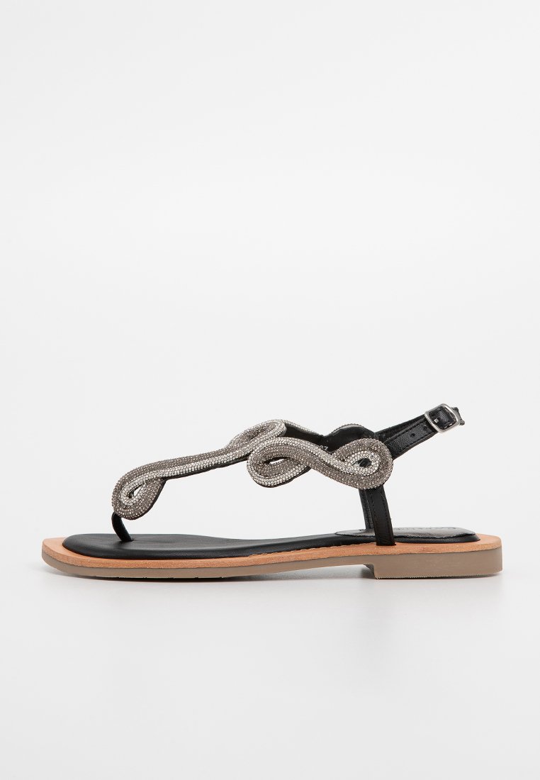 CAFèNOIR Teensandalen zilverkleurig
