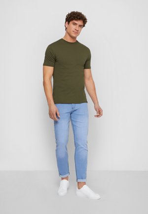 TEE 5 PACK - Basic T-shirt - dusty pink/light green/cognac/red/khaki