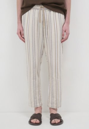 JOGGER RIGA OPERATA - Pantaloni sportivi - var sabbia