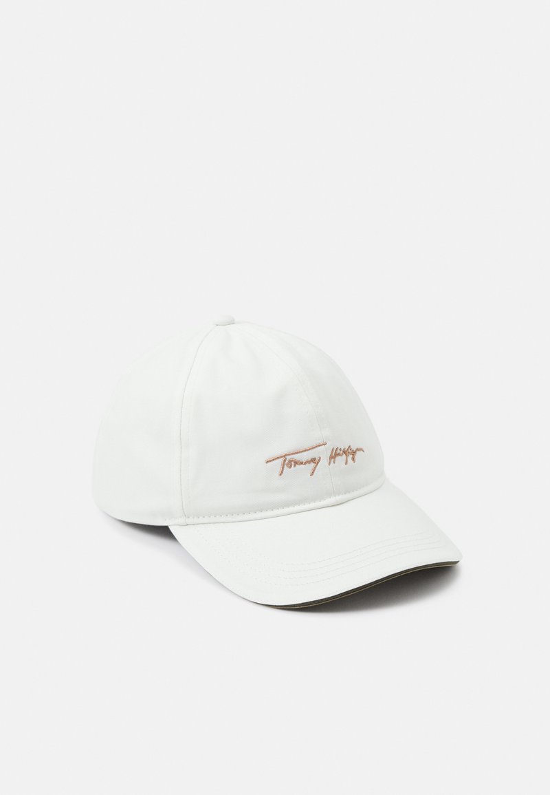 Tommy Hilfiger ICONIC SIGNATURE Cap ecru/white Zalando.co.uk