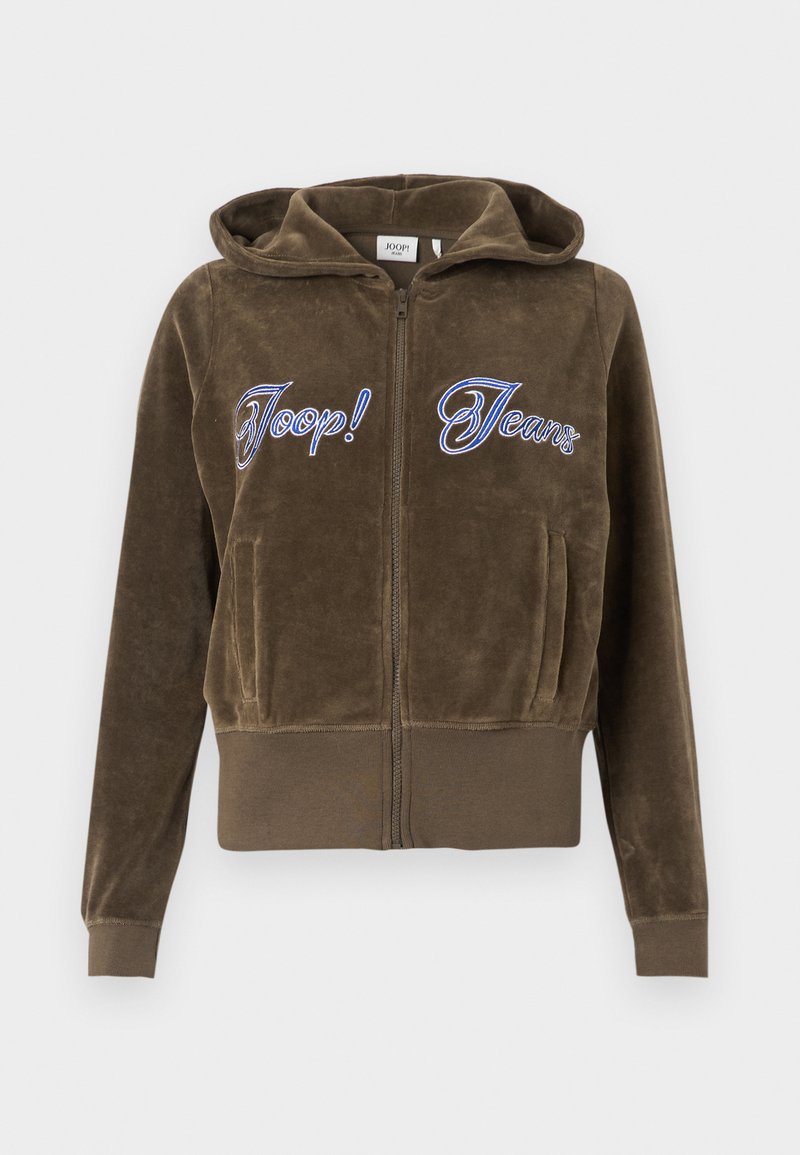 JOOP! Jeans TORINA Zip-up sweatshirt dark green/khaki Zalando