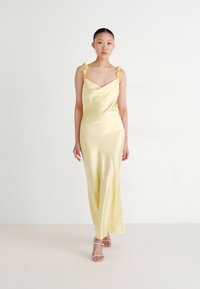 Gina Tricot COWL NECK DRESS - Apģērbs svinīgiem gadījumiem - light yellow