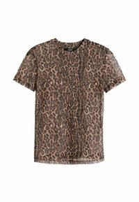 Next SHORT SLEEVE REGULAR FIT - T-Shirt print - leopard animal