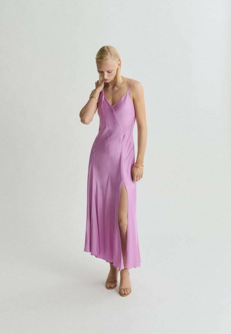 knee length dresses for ladies Katelyn Velvet Maxi Wrap Dress