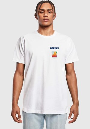 Mister Tee VINTAGE SPRITZ  - Tričko s potlačou - white