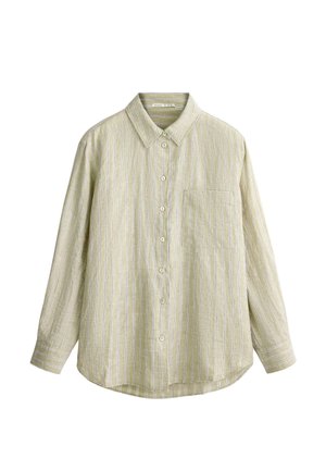 OYSHO, RELAXED SHIRT - Gombos blúz - light green