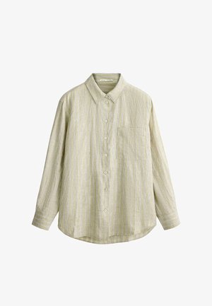 OYSHO, RELAXED SHIRT - Gombos blúz - light green