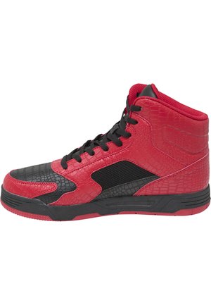 Baskets montantes - black red
