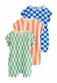 Next - REGULAR FIT 3 PACK - Lühikeste varrukatega bodi - bright checkerboard Väikepilt 1