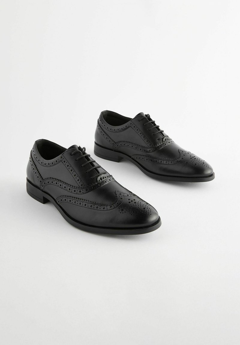 Scarpe AZAR MAN Sintetiche Scarpe Da Smoking Uomo Oxford Nere In Pelle Verniciata AZAR – Eleganti E Formali Fazzoletto Da Taschino Seta - Foto 6