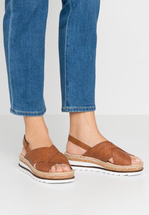 Espadrilles - braun/cayenne