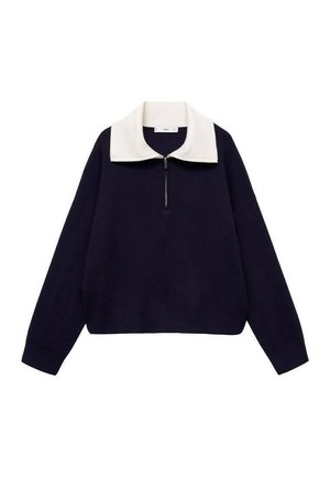 Mango Jumper - bleu marine foncé