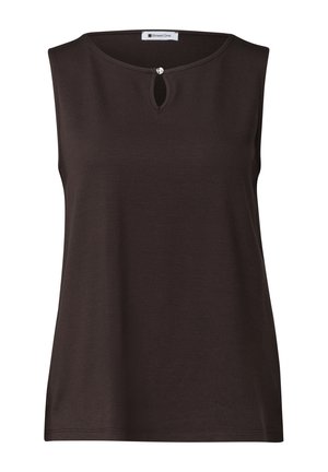 Street One, TOP MIT U-BOOT-AUSSCHNITT - Top - espresso brown