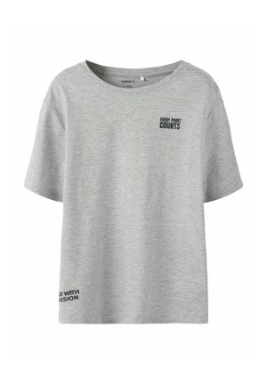 T-Shirt print - grey melange