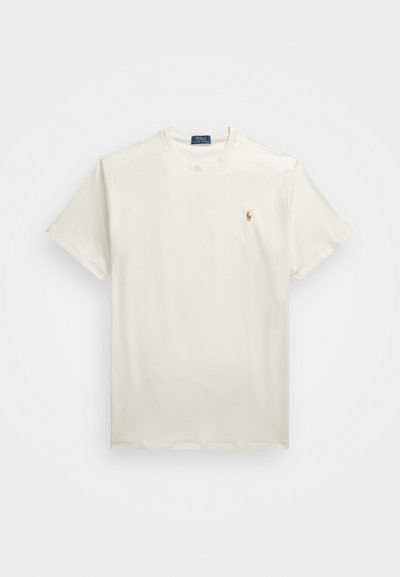 Polo Ralph Lauren Big & Tall SOFT COTTON CREWNECK T-SHIRT - Basic póló - parchment cream