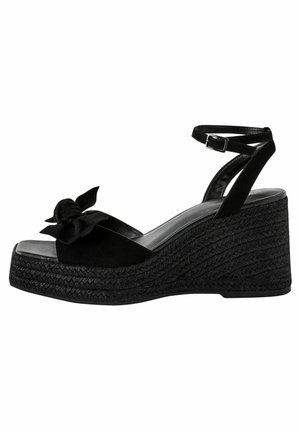 FOREVER COMFORT BOW  - REGULAR FIT - Korkeakorkoiset sandaalit - black