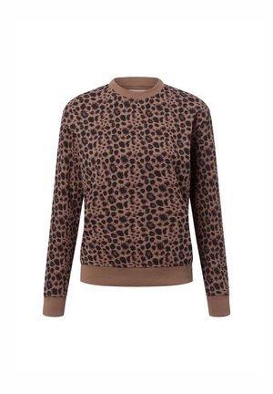 Sweatshirt - braun schwarz