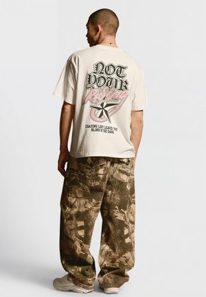 Bershka SHORT SLEEVE - T-shirts print - white