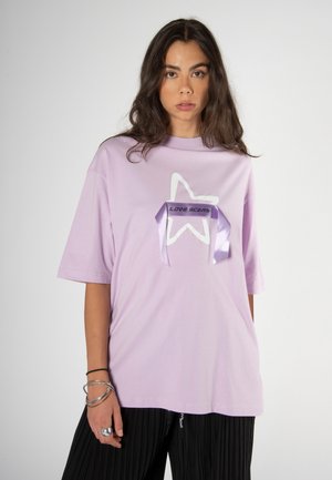 TAPED STAR TEE UNISEX - T-Shirt print - faded lilac