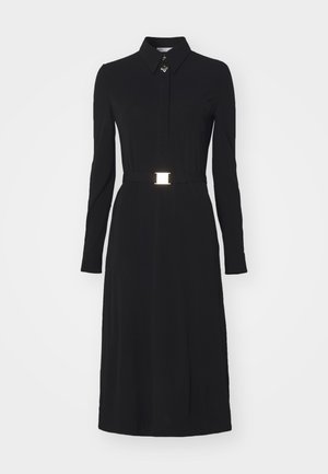 Tory Burch BELTED SHIRTDRESS - Jerseykleid - black