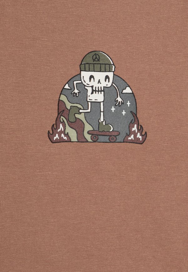 NKMTIALFA - Print T-shirt - burlwood2