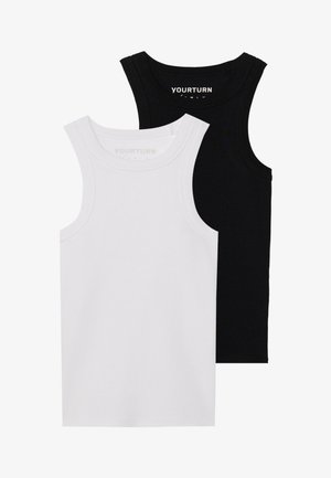 UNISEX 2 PACK  - Toppi - white/black