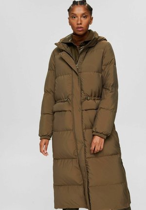 Down coat - dark khaki