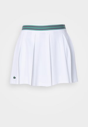 Lacoste Sport Gonna sportiva - white/sinople