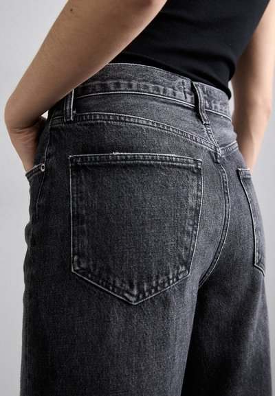 Agolde DAME  - Wide Leg - black denim