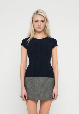 GAPSTUDIO RIB T-SHIRT - T-Shirt basic - new classic navy