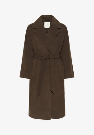 Soaked in Luxury RUBIE BELTED  - Klassikaline mantel - hot fudge