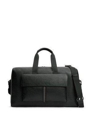 FLAP POCKET PEBBLE GRAIN DUFFEL - Borsa da viaggio - black