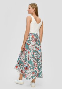 s.Oliver MIT ALL-OVER-PRINT - Maxirock - petrol