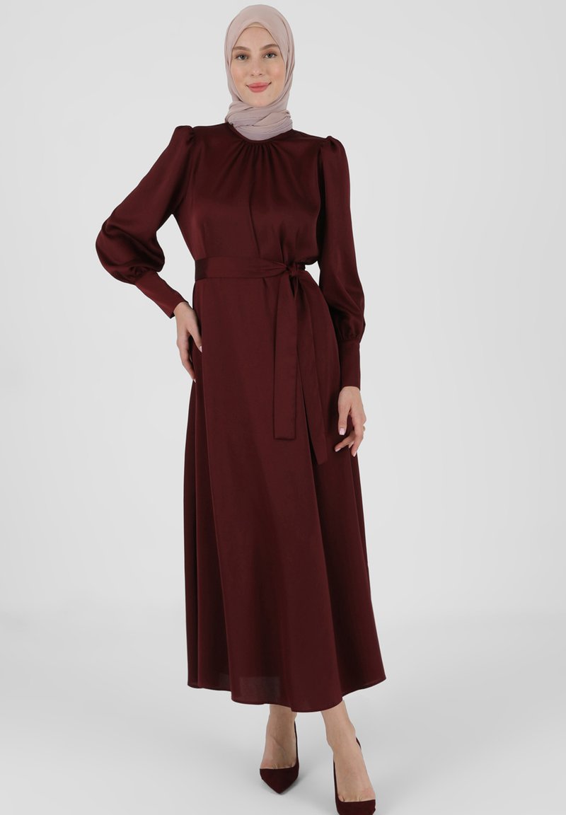 modanisa red dress Brick Red Modest Dress Modest Dress - Shop Women's Modest Dress