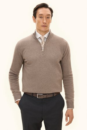 PATTON - Pullover - walnut beige