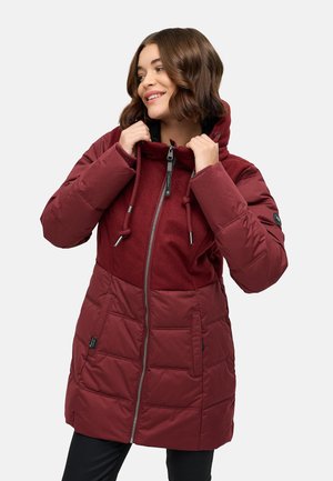 Ragwear ASHANI BLOCK INTL - Parka - wine red