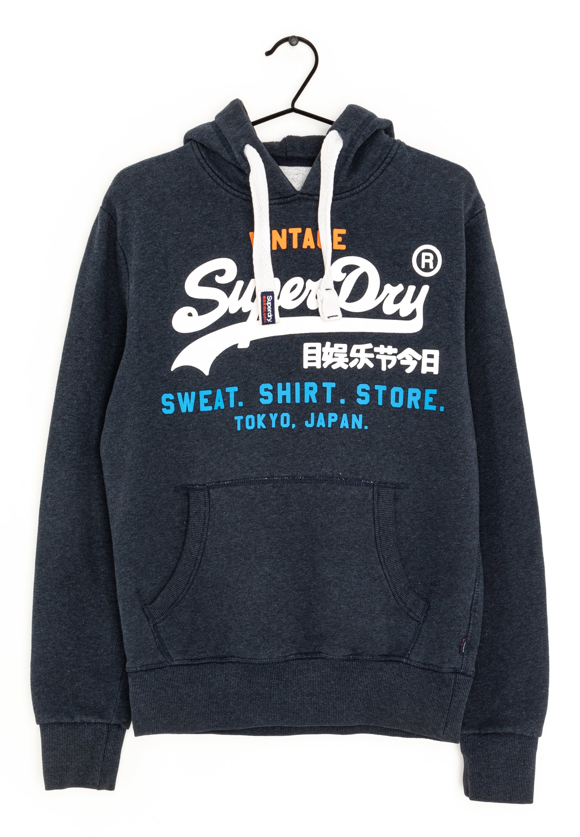 Superdry Co Hoodie blue (Pre-owned)