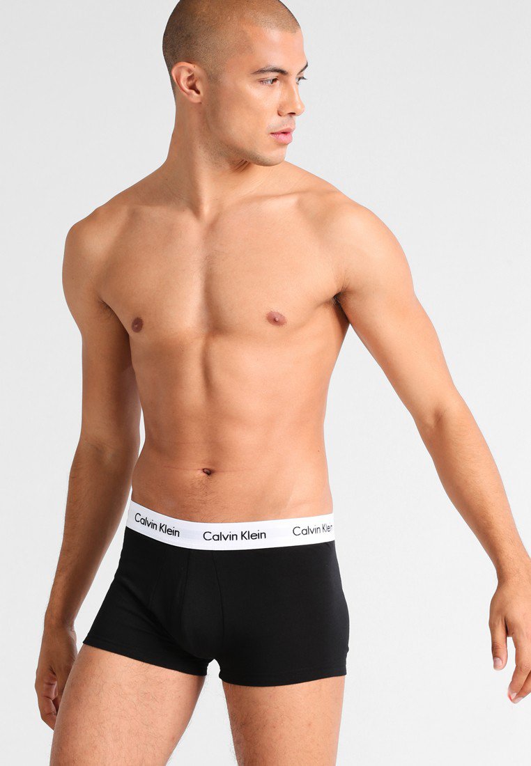 Calvin Klein Underwear LOW RISE TRUNK 3 PACK - Pants - black 