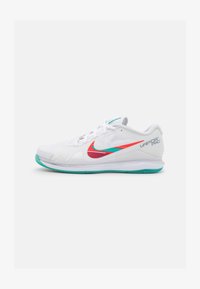 Não selecionado, white/washed teal/habanero red