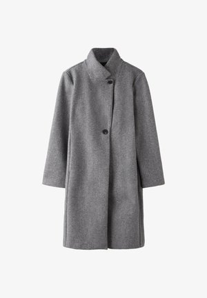 Stradivarius, BASIC SOFT-TOUCH COAT - Klassisk frakke - grey