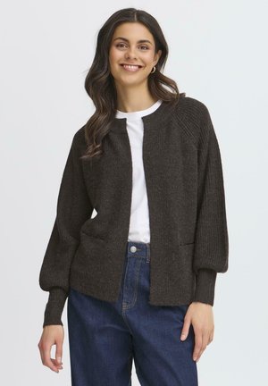 FRERETTA CAR 4 - Cardigan - charcoal melange