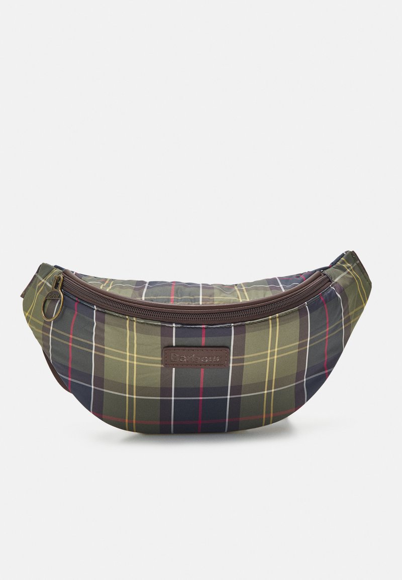 Barbour TARTAN SLING BAG Bum bag olive/dark blue/olive Zalando.co.uk