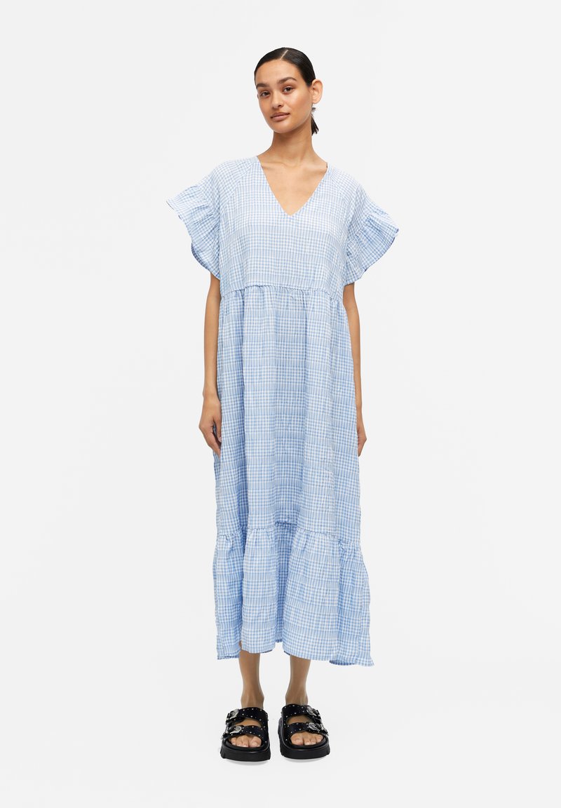 Object GINGHAM Robe de jour swedish blue/bleu ZALANDO.FR